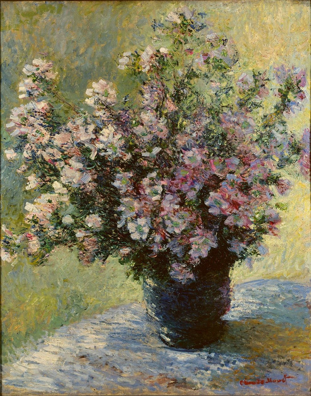 Kukkimaljakko, noin 1881-1882. tekijältä Claude Monet