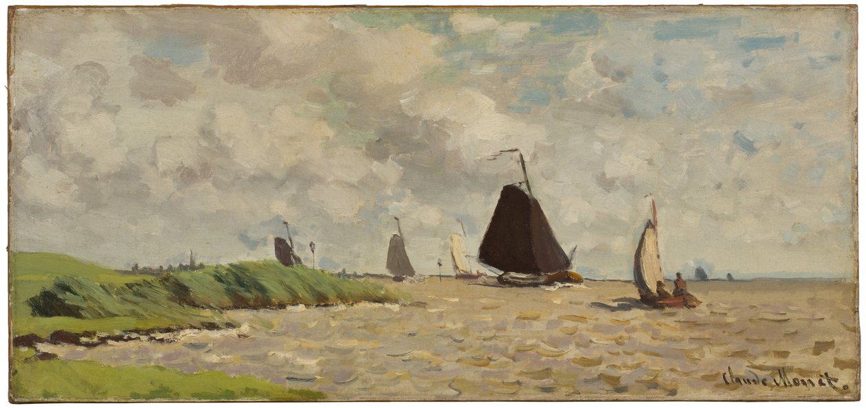 Näkymä Voorzanista tekijältä Claude Monet