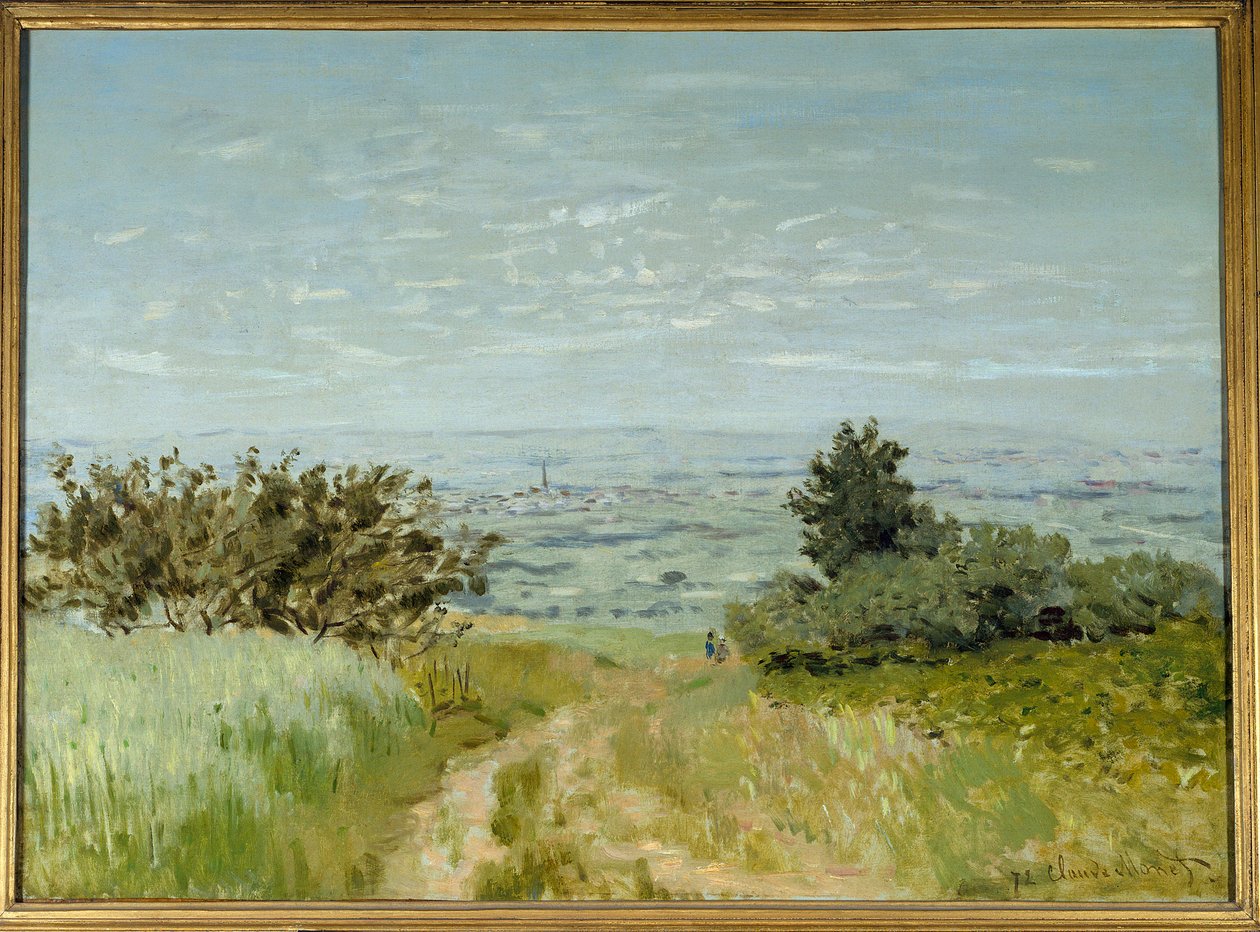 Näkymä tasangolta Argenteuiliin, Sannoisin rinteille vuonna 1872. Claude Monet