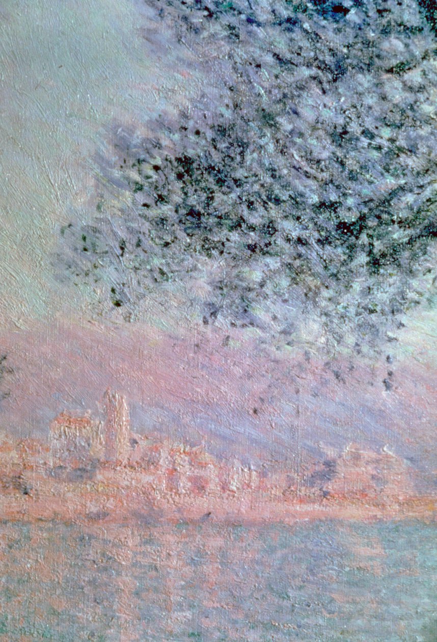 Näkymä Antibesista, yksityiskohta, 1888 tekijältä Claude Monet