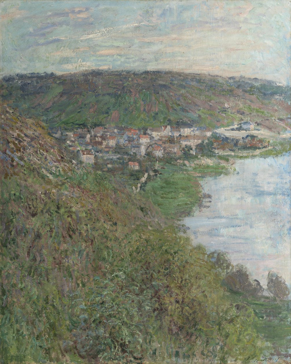 Näkymä Vétheuiliin tekijältä Claude Monet
