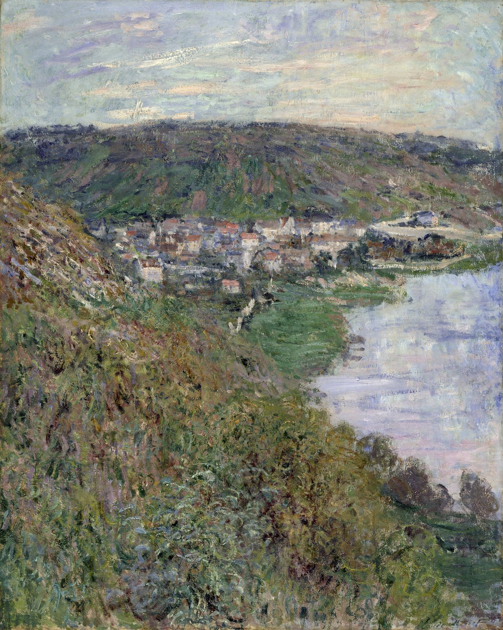Näkymä Vétheuilille tekijältä Claude Monet