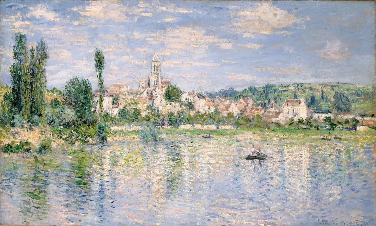Vétheuil kesällä tekijältä Claude Monet