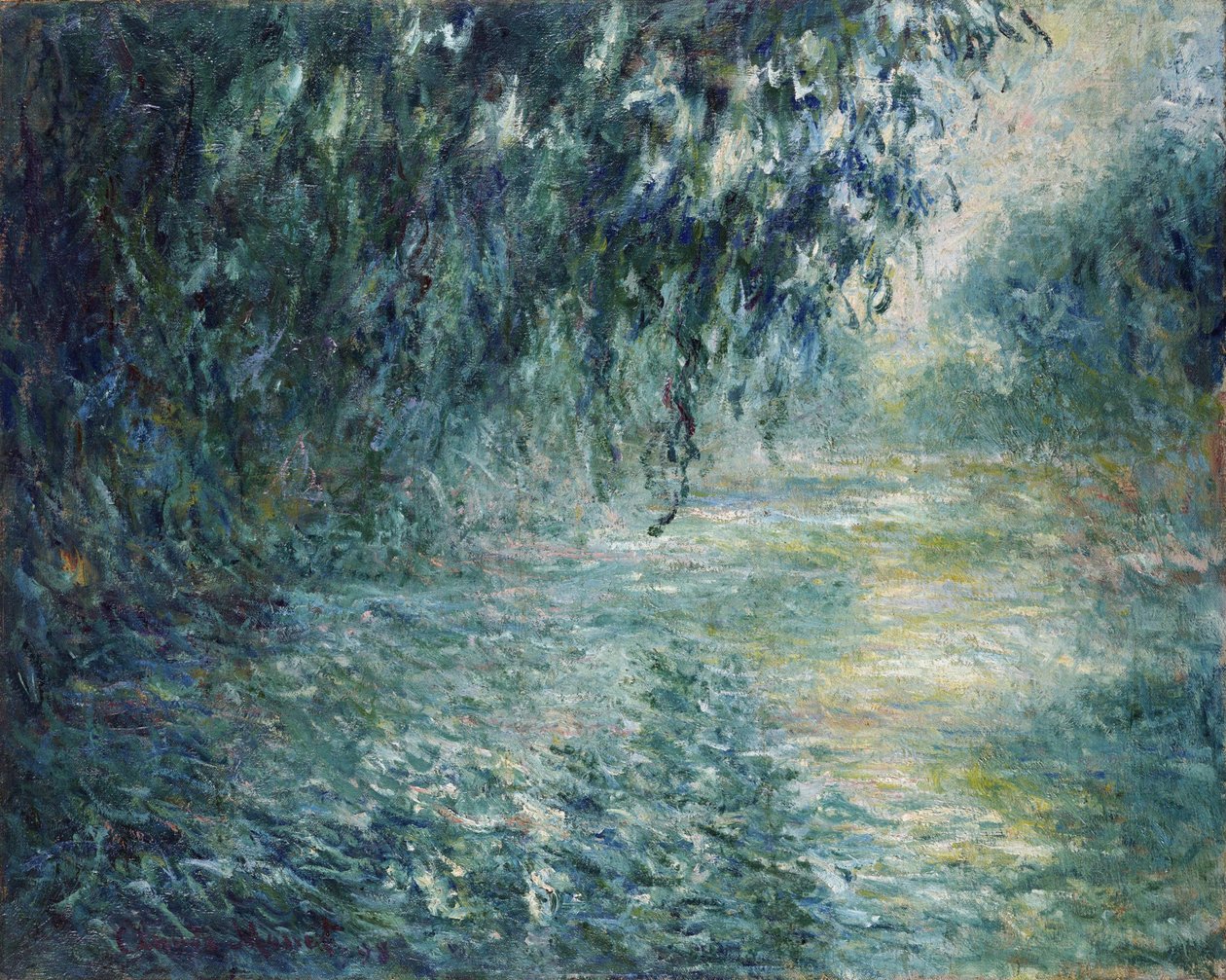 ""Näkymä Seinen varhain aamulla"" Claude Monet