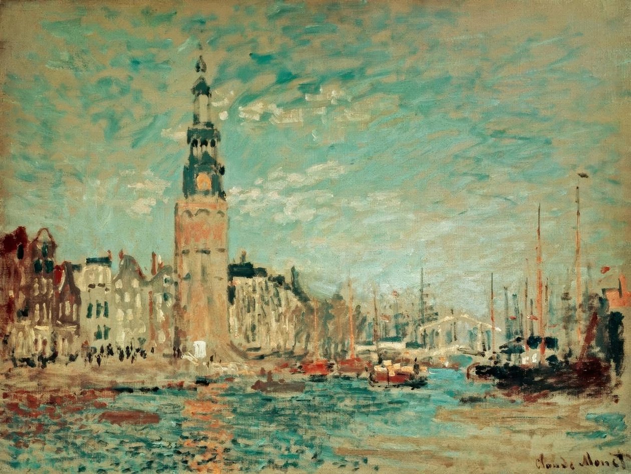 Näkymä Montalban Towerista, Amsterdam tekijältä Claude Monet