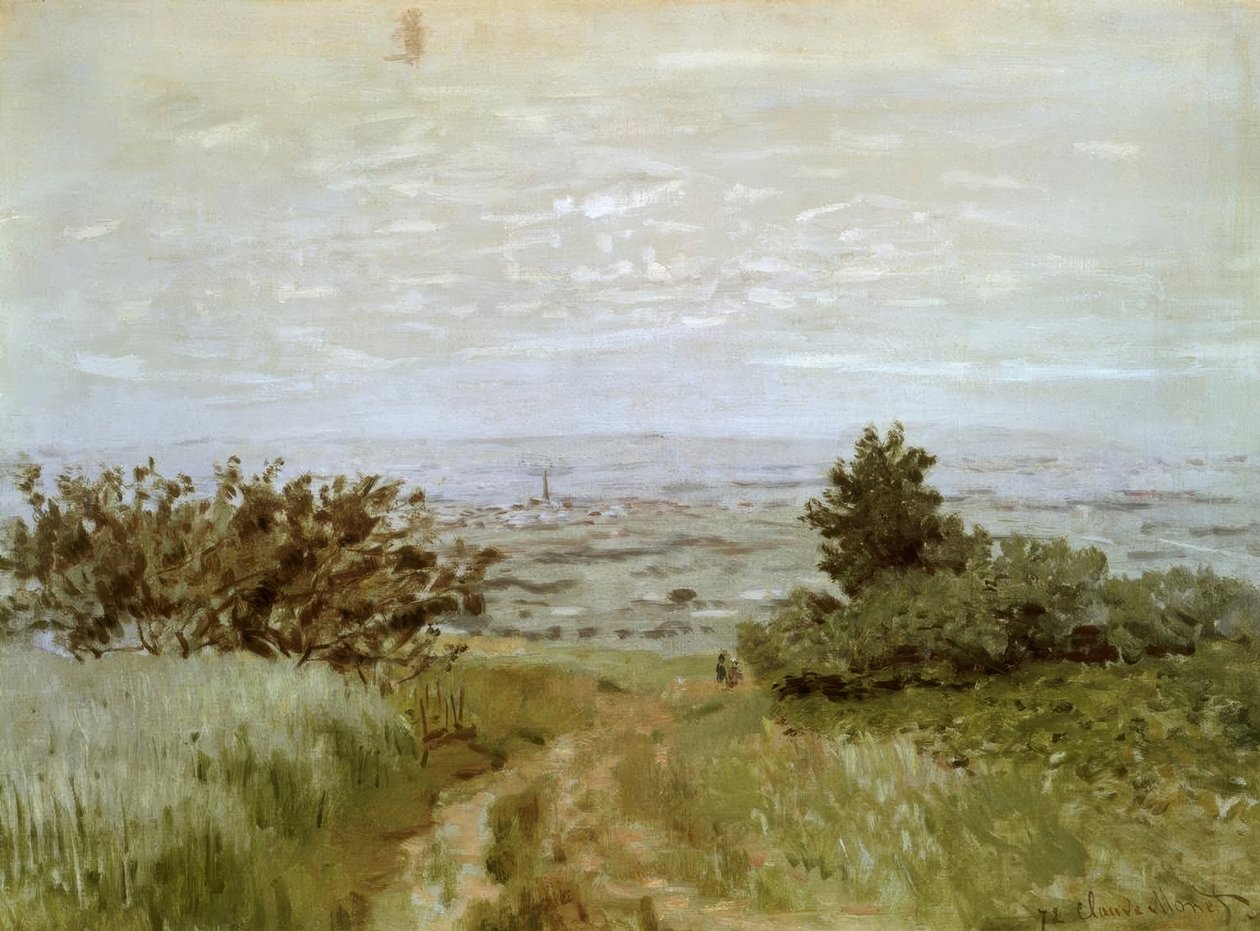Vue de la plaine à Argenteuil tekijältä Claude Monet