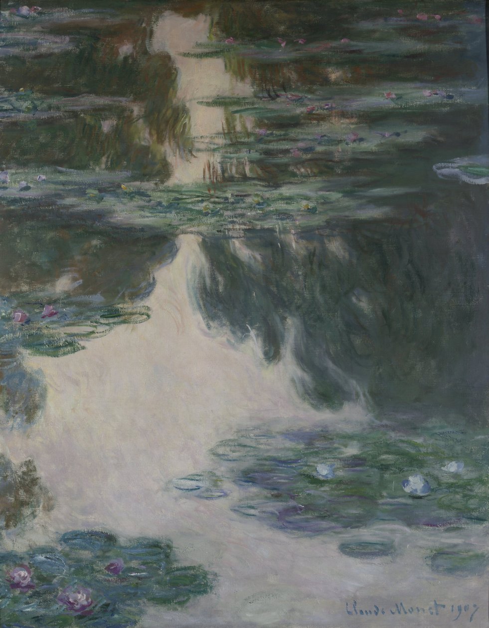 Vesililjat, 1907 tekijältä Claude Monet