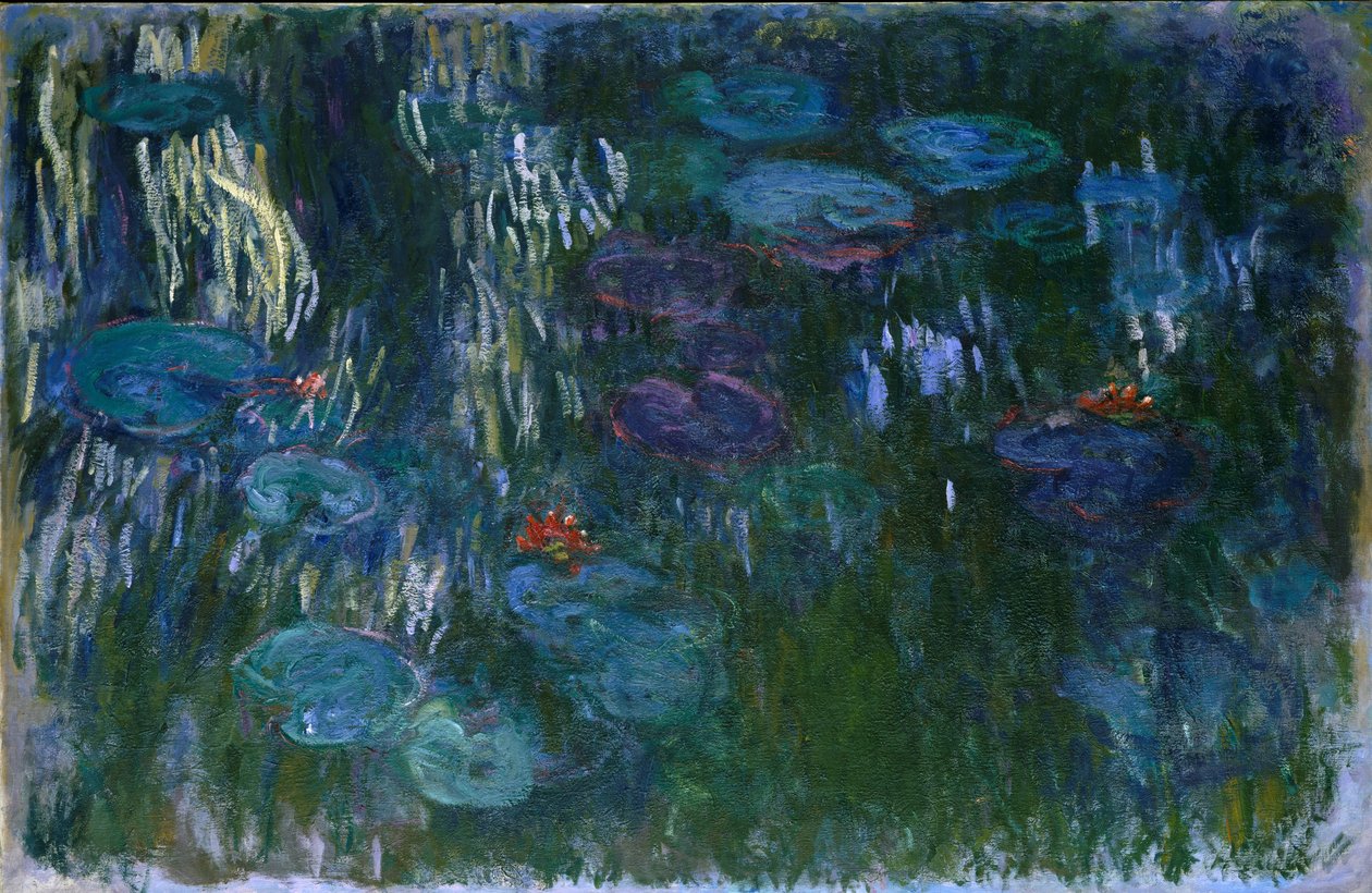 Vesililjat, 1916-1919 tekijältä Claude Monet