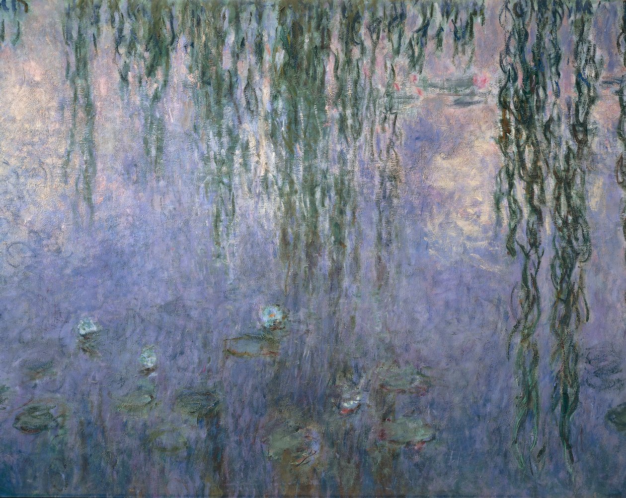Vesililjat, kirjoittanut Claude Monet, yksityiskohta tekijältä Claude Monet