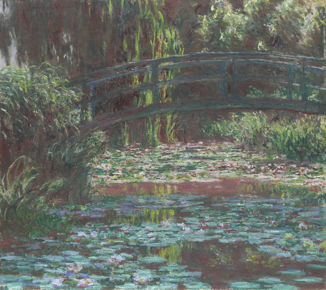Water Lily Pond, 1900 tekijältä Claude Monet