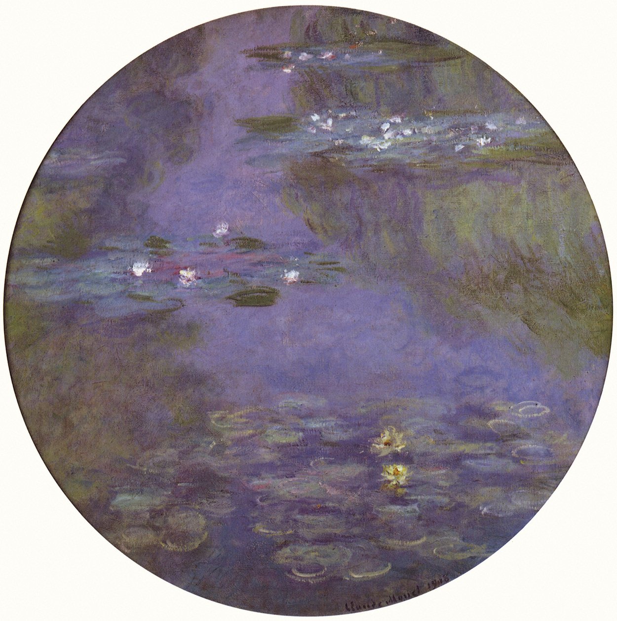 Vesililja Roundel tekijältä Claude Monet