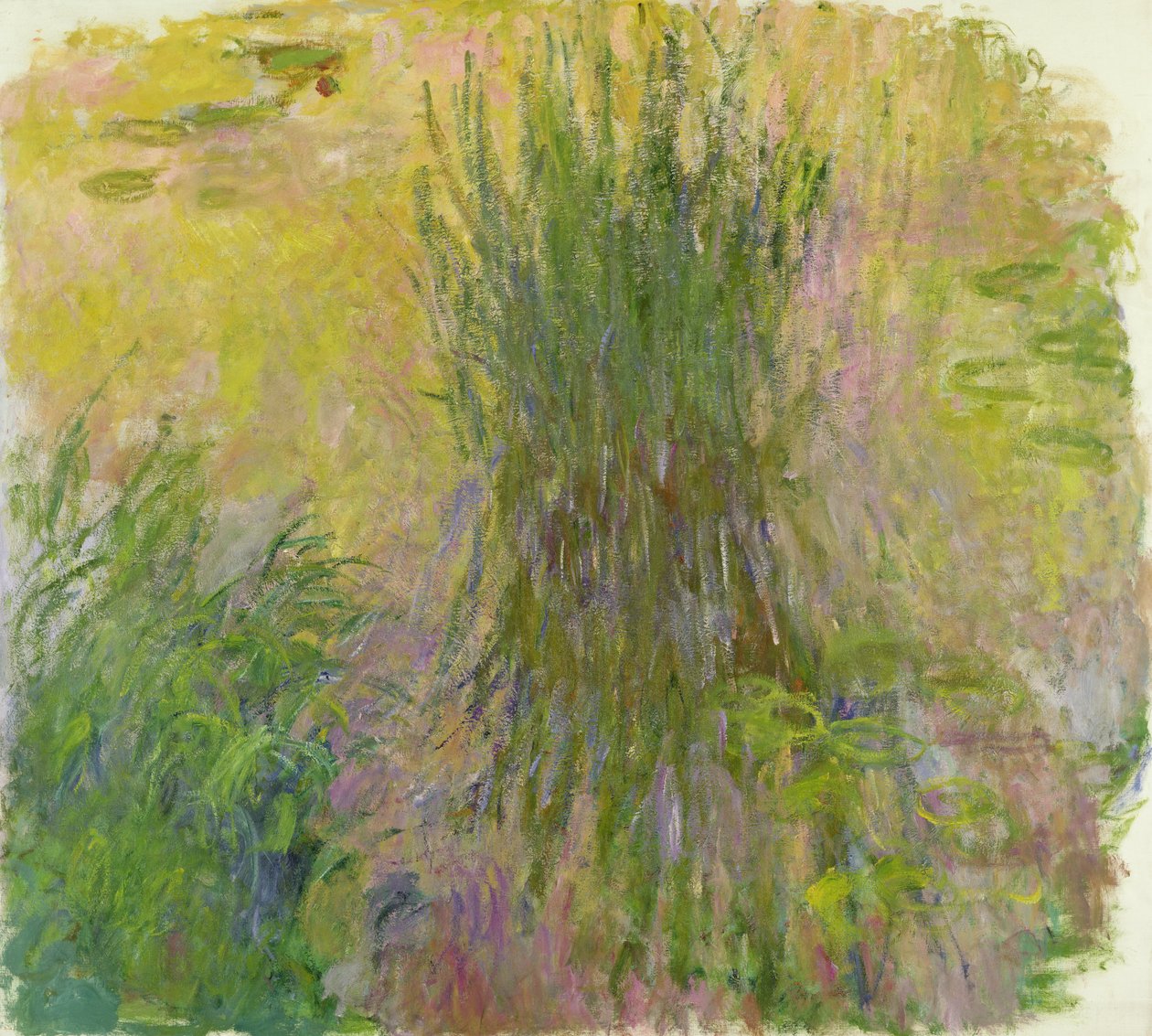 Vesililjat (öljy kankaalle) (katso myös yksityiskohta 382330) tekijältä Claude Monet