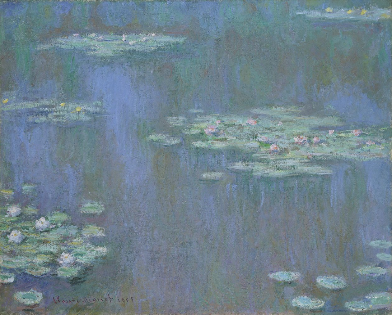 Vesililjat, 1905 tekijältä Claude Monet