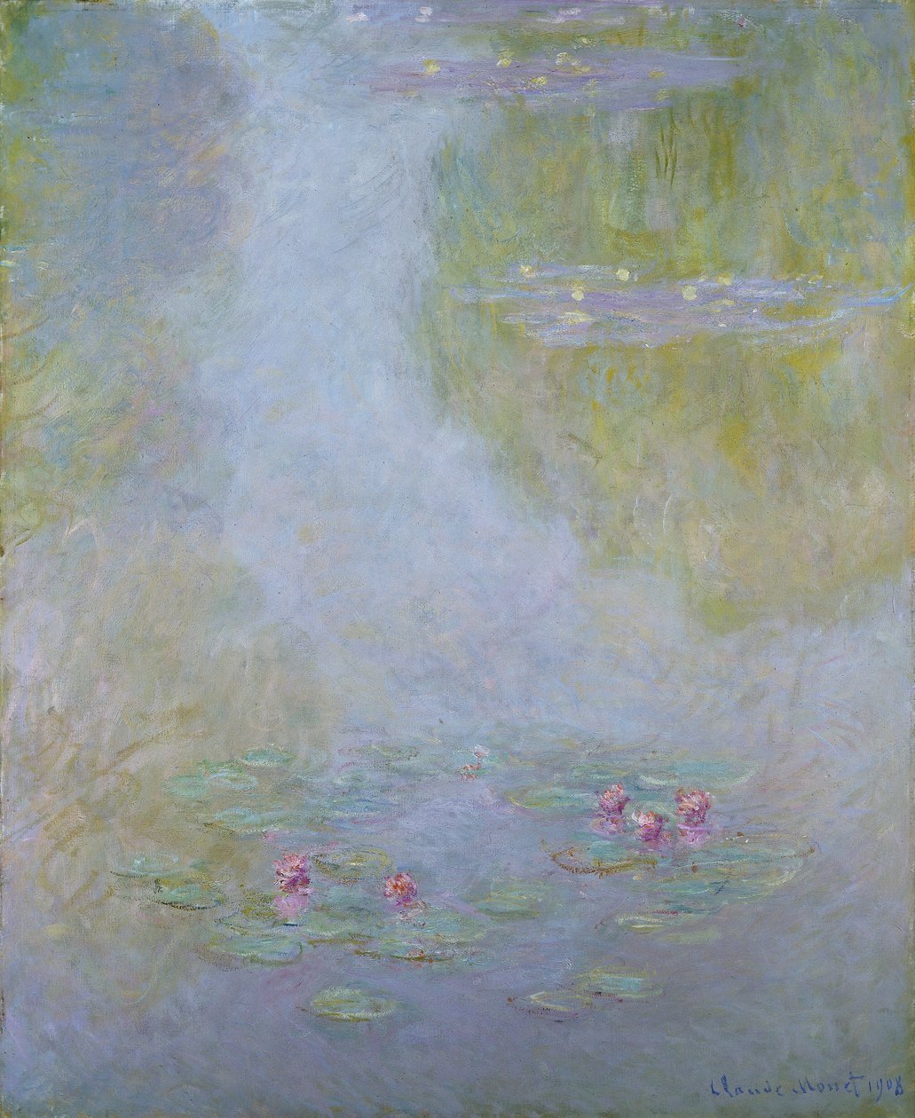 Vesililjat, 1908 tekijältä Claude Monet
