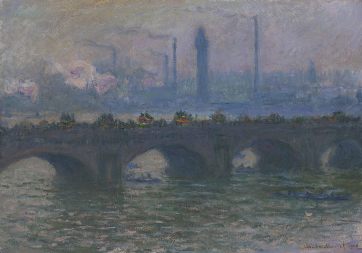 Waterloon silta, 1903 tekijältä Claude Monet