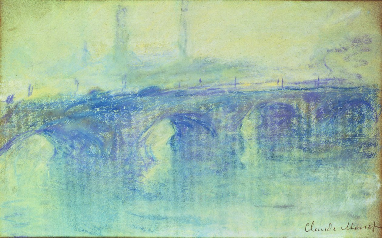 Waterloon silta, noin 1899 tekijältä Claude Monet