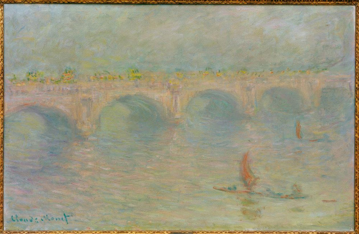Waterloon silta, effet de soleil (Waterloo Bridge, Sonne) tekijältä Claude Monet