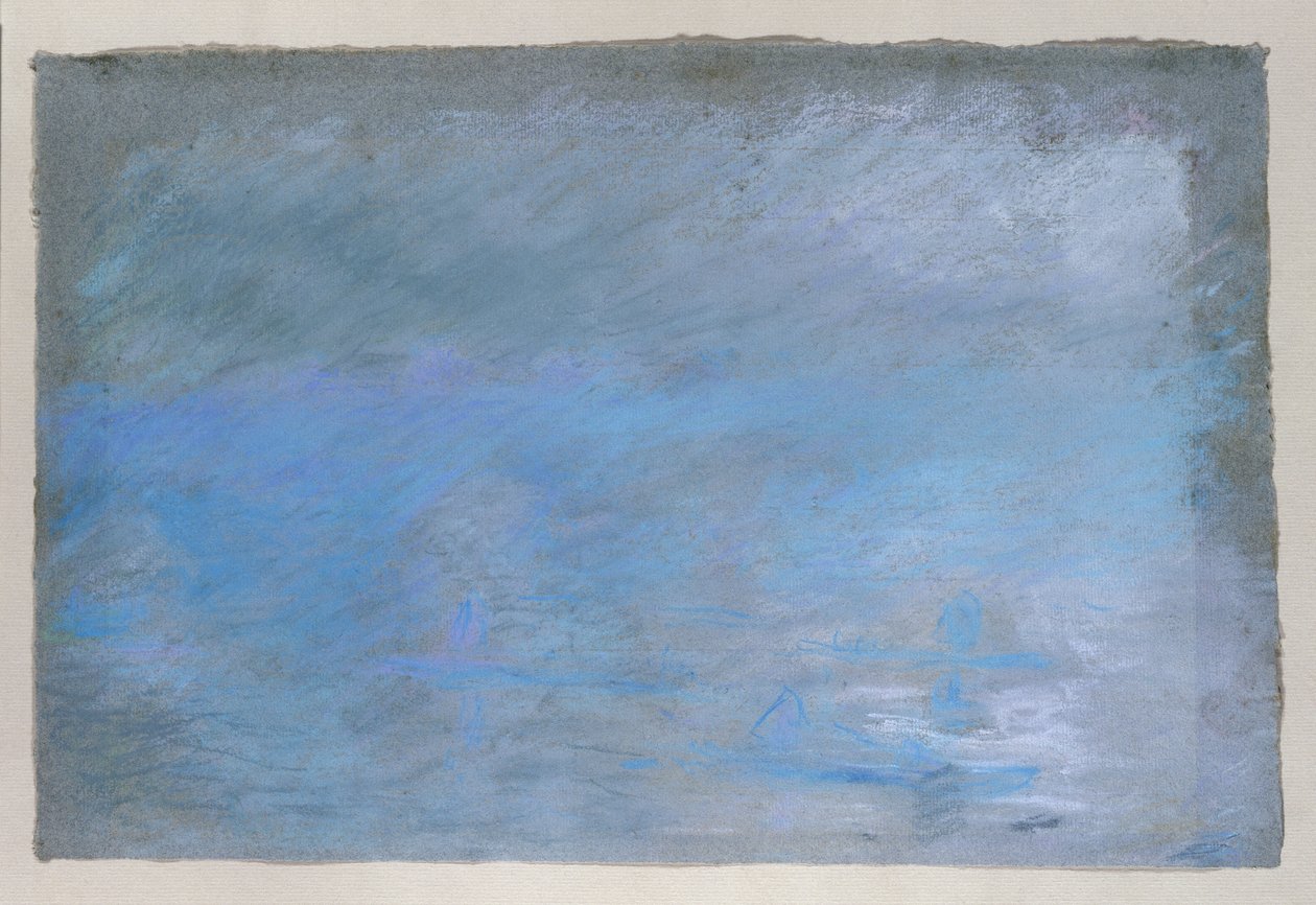 Waterloon silta sumussa, 1901 tekijältä Claude Monet