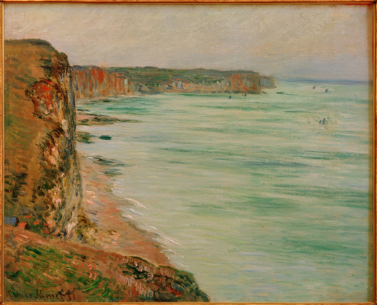 Rauhallinen, Fécamp tekijältä Claude Monet