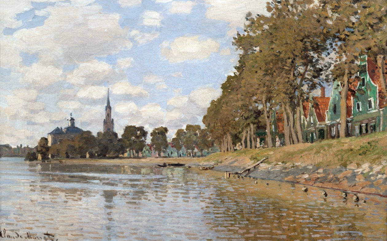 Zaandam, 1871 tekijältä Claude Monet
