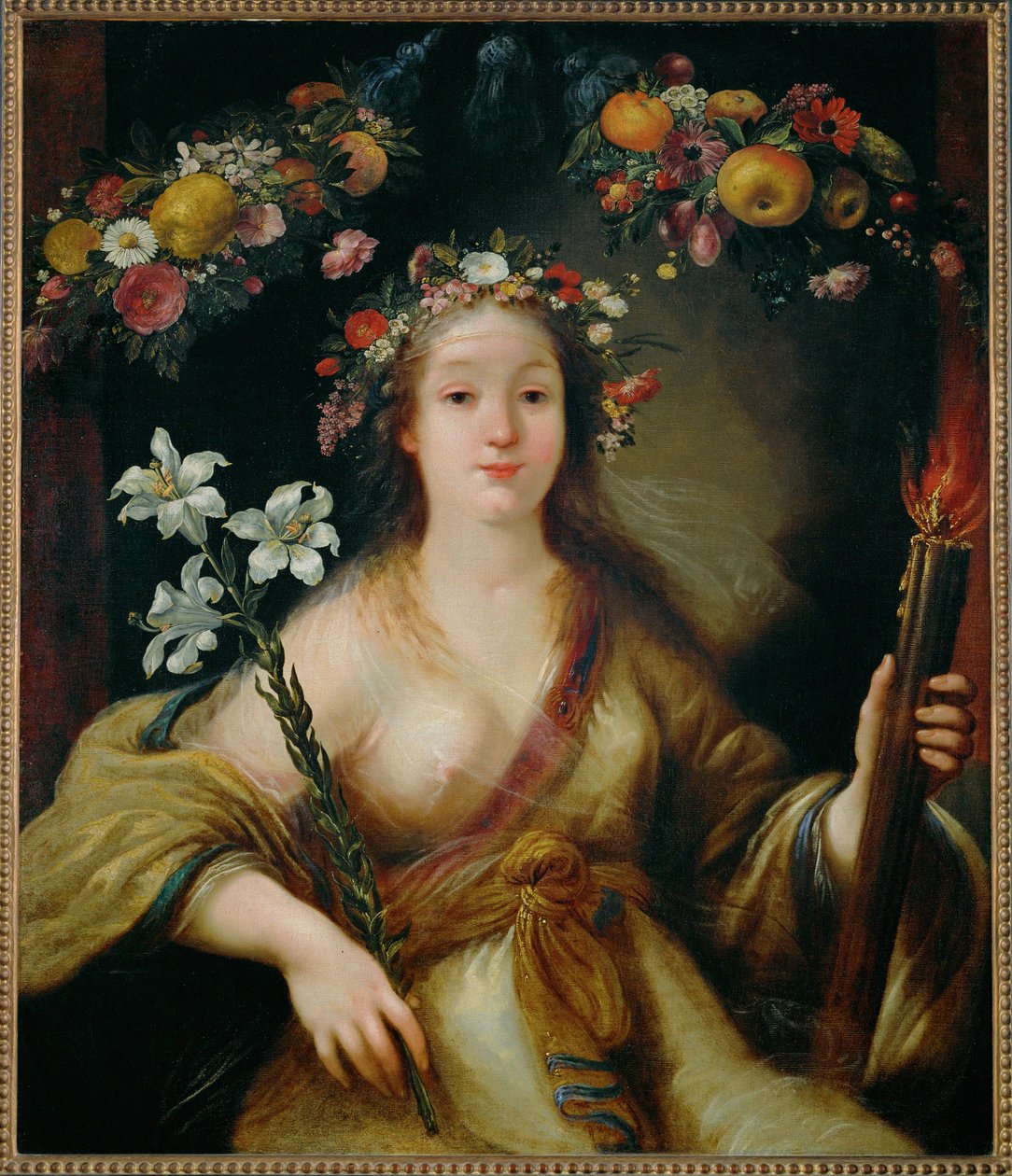 Flora ... (maalaus kankaalle) tekijältä Claude Vignon