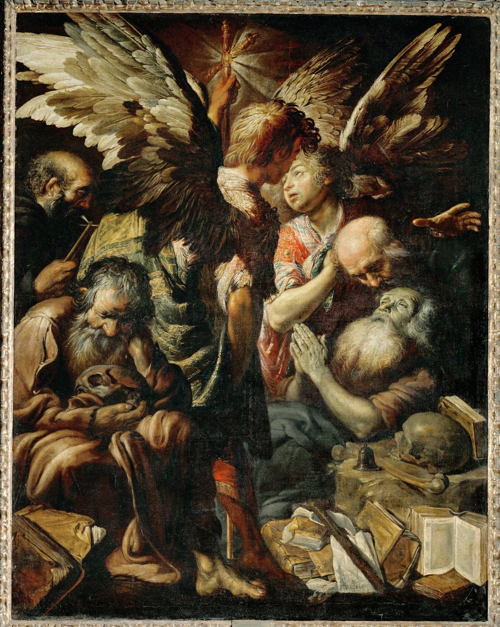 La mort de Saint Antoine - Pyhän Antoniuksen kuolema. Padovan ... tekijältä Claude Vignon