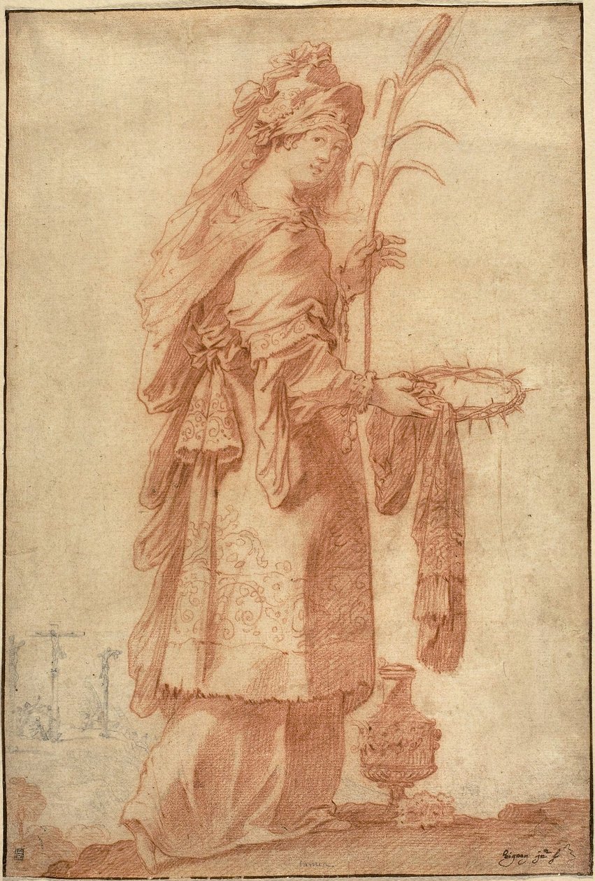 Samian Sibyl, noin 1630 tekijältä Claude Vignon