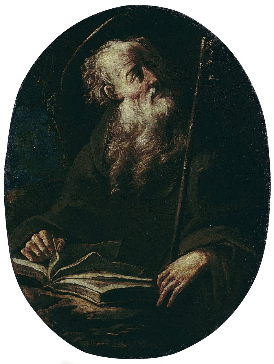 Pyhä Jaakob Suurempi, noin 1622 (öljy kankaalle). tekijältä Claude Vignon
