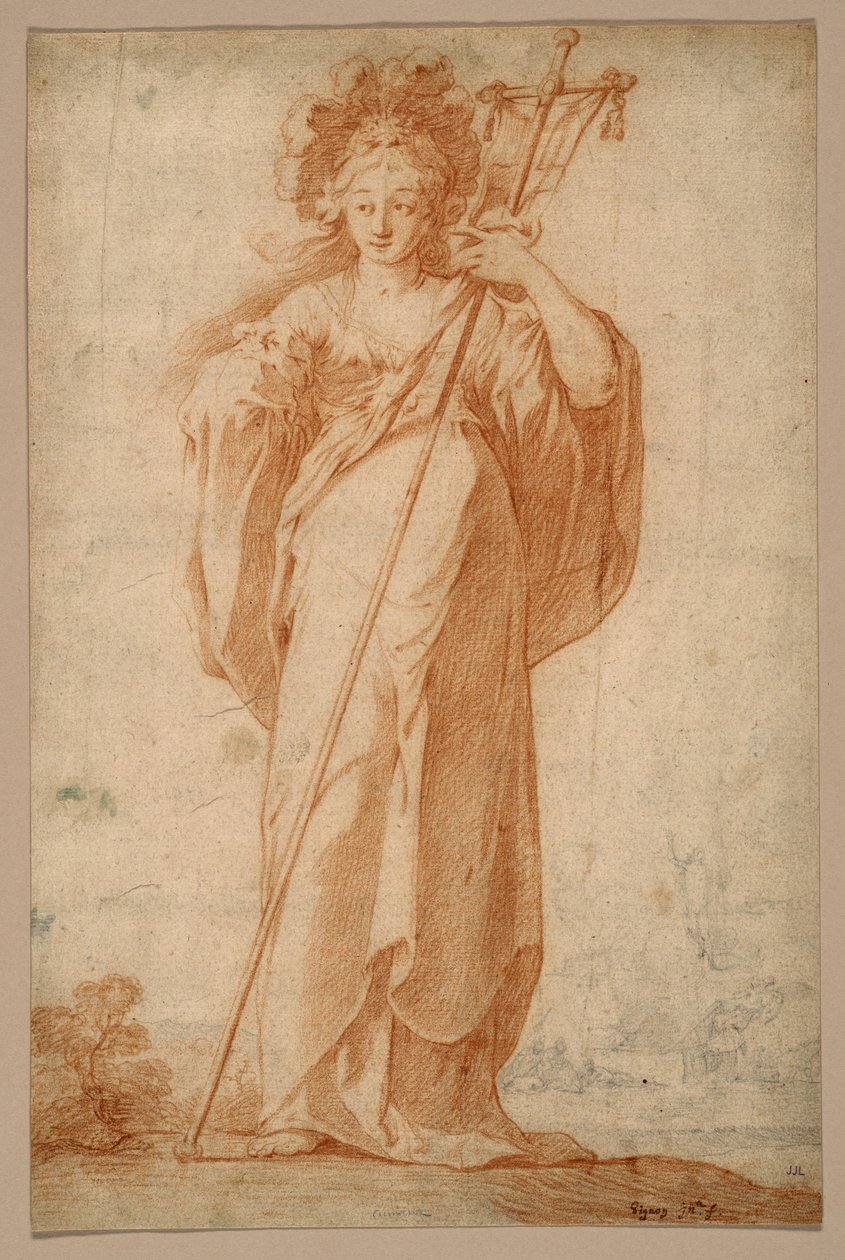 Kuuman Sibyla, noin 1630 tekijältä Claude Vignon