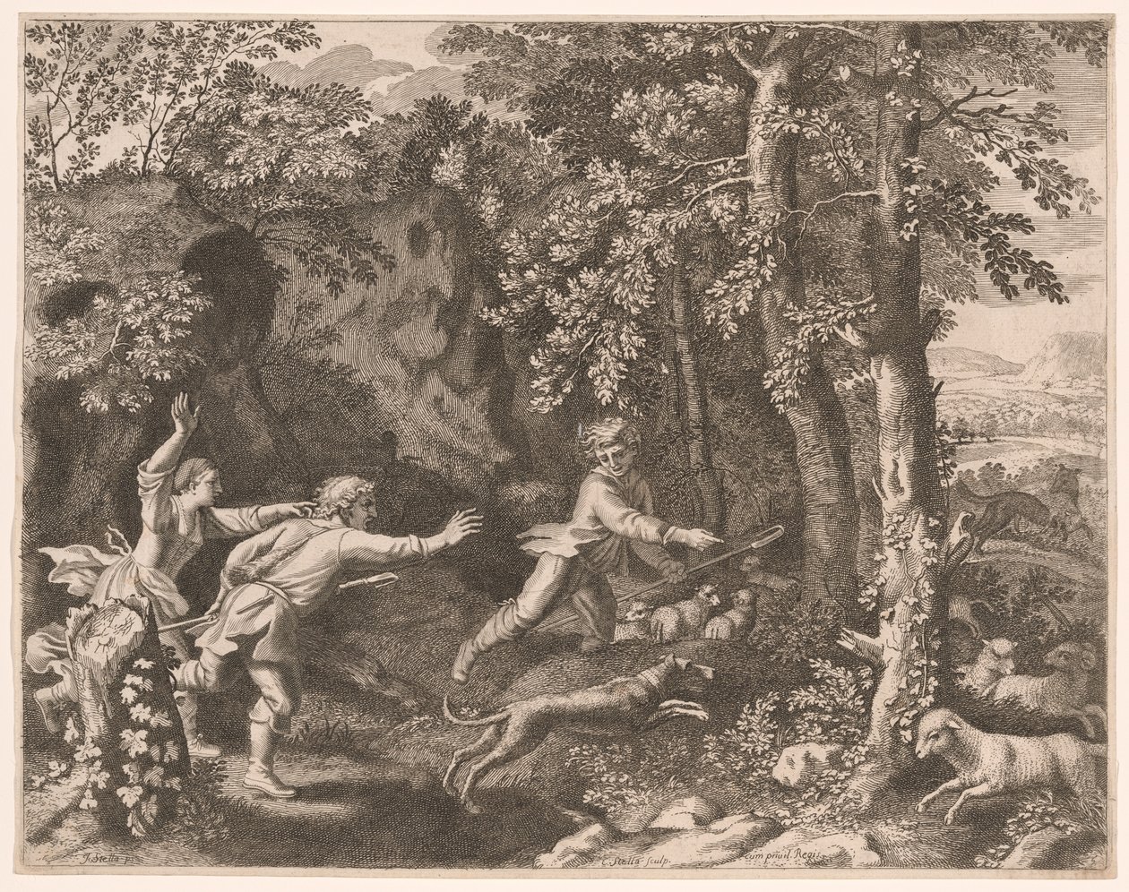 The Wolf Hunt, levy 5 alkaen Pastorales tekijältä Claudine Bouzonnet Stella