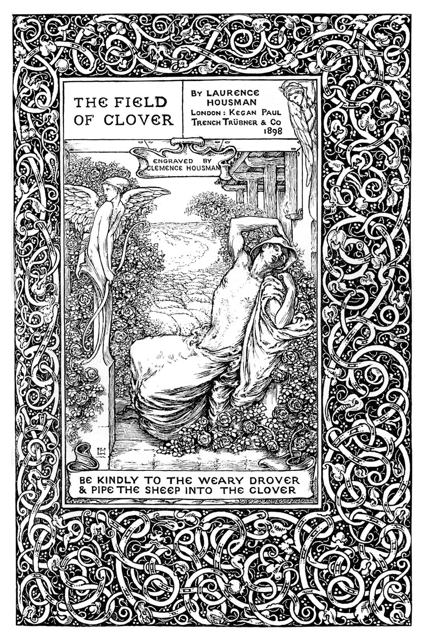 Apilan pellon otsikkosivu 1899. tekijältä Clemence Housman