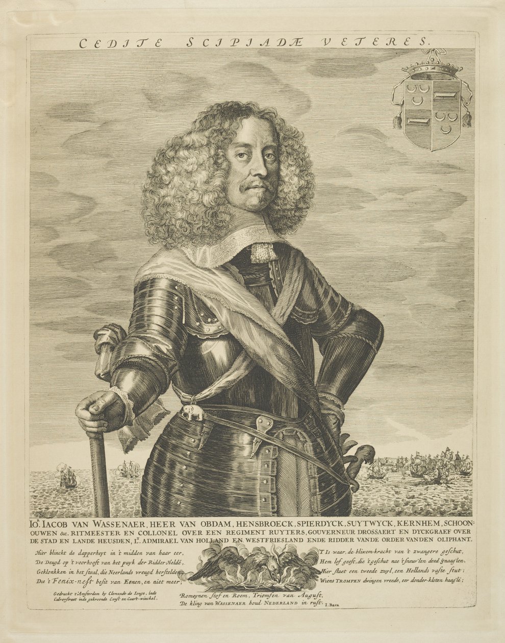 Jacob van Wassanaer, 1600-luvun loppu (kaiverrus) tekijältä Clement de Jonghe