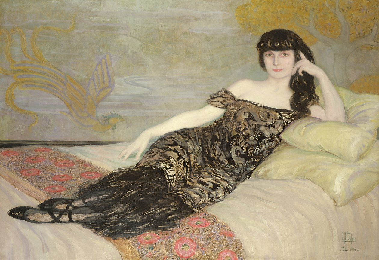 Anna de Noailles (1876-1933), 1914 tekijältä Clementine Helene Dufau
