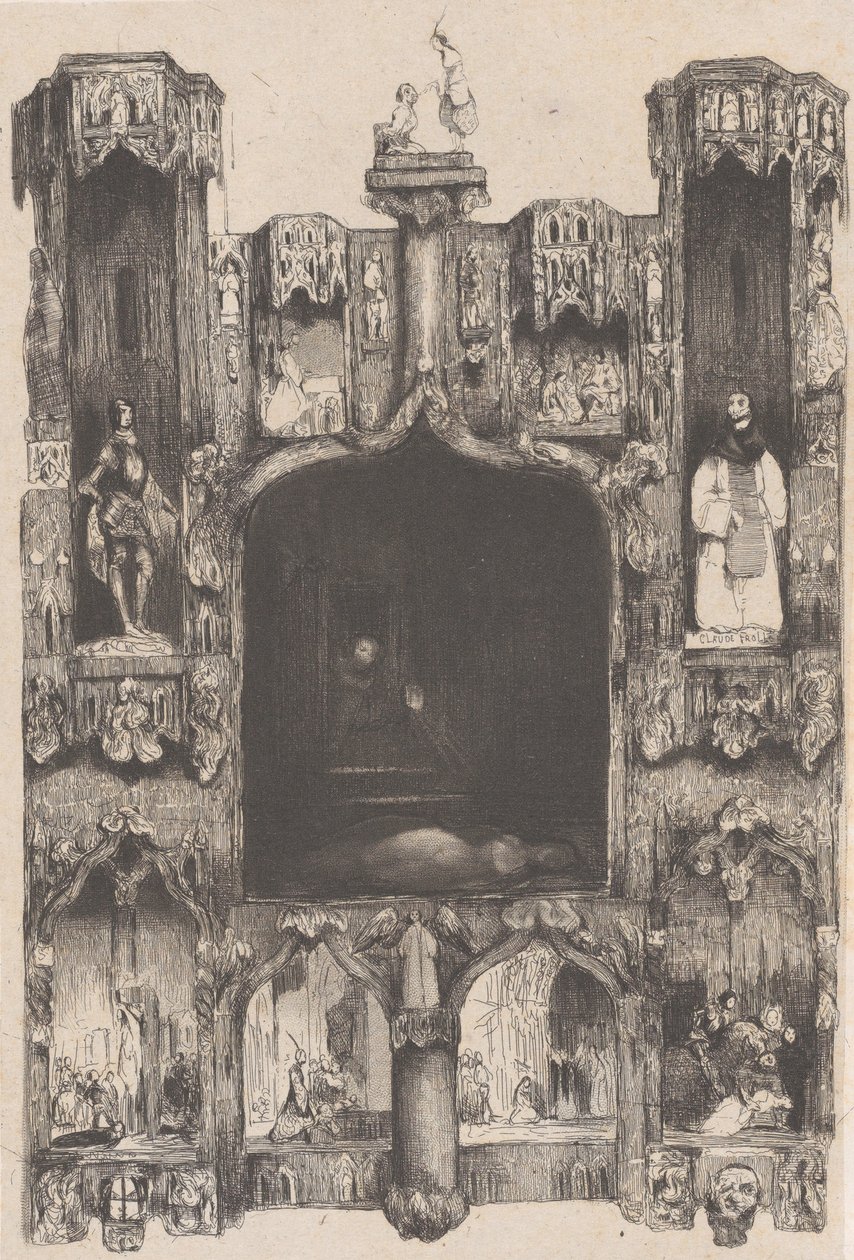 Notre Dame de Paris, 1832. tekijältä Célestin Nanteuil