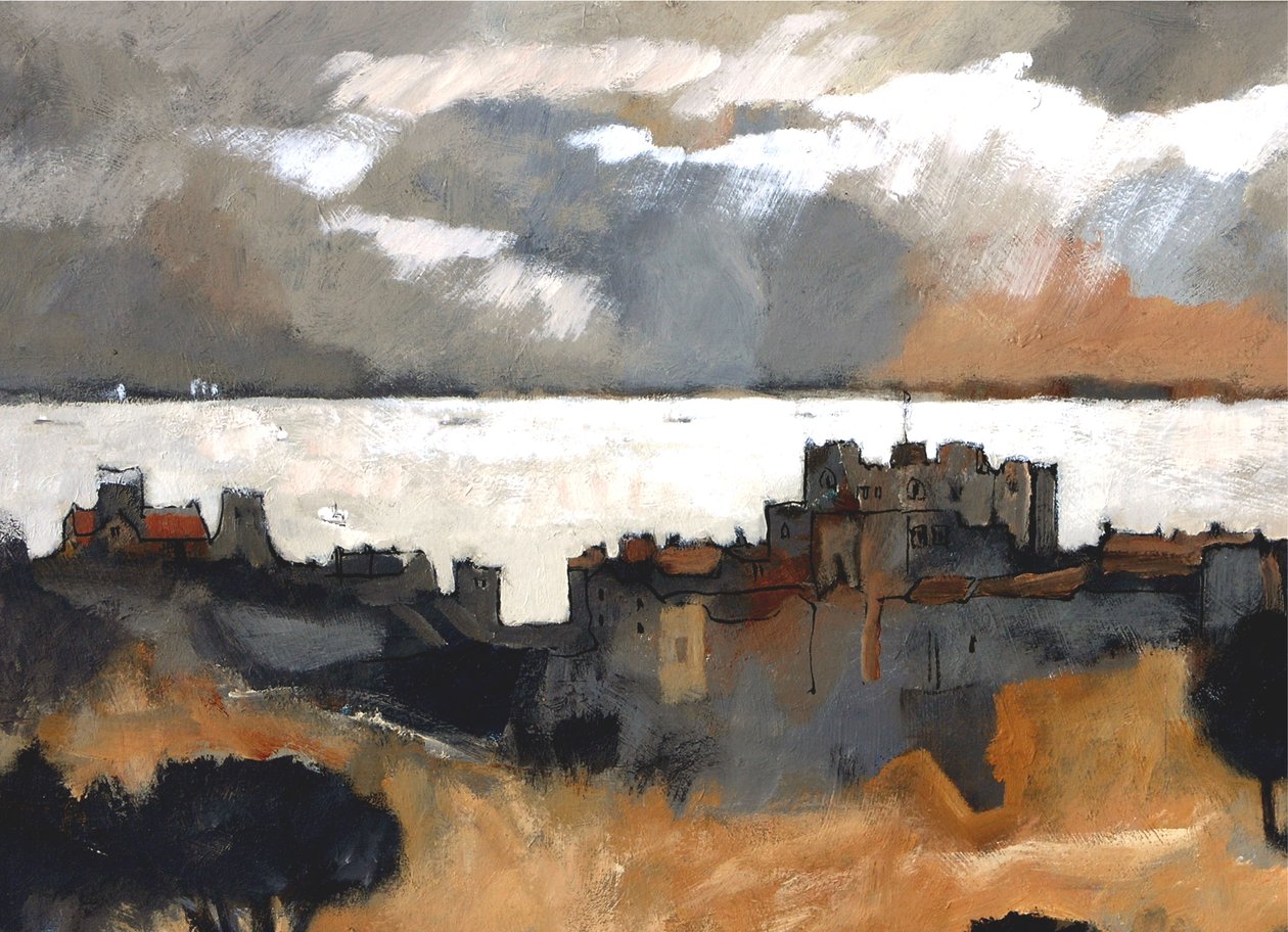 Channel Light, 2007 (akryyli laudalle) tekijältä Clive Metcalfe