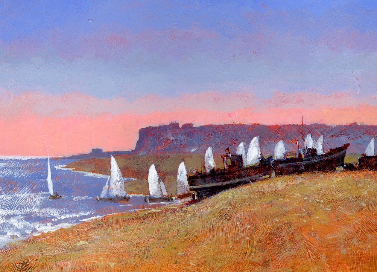 Joulupäivän julkaisu, 2007 (akryylia aluksella) tekijältä Clive Metcalfe