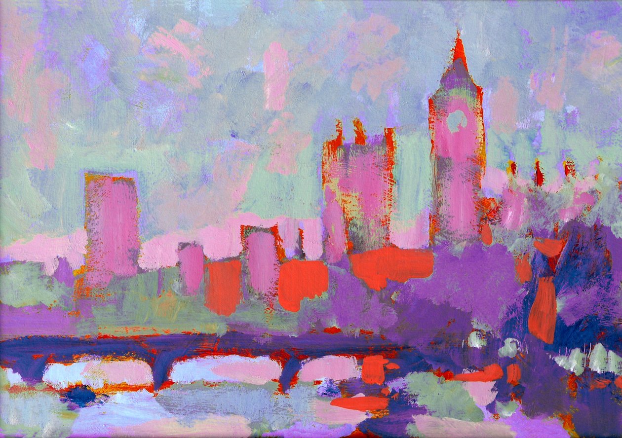 Westminster Fauve, 2007 (akryylia aluksella) tekijältä Clive Metcalfe