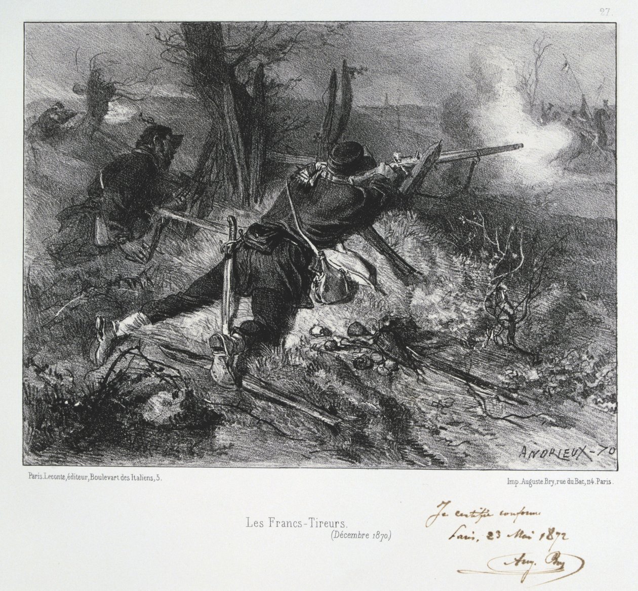 Ranskan ja Preussin sota 1870-1871: ranskalaiset kiväärit. Clement August Andrieux