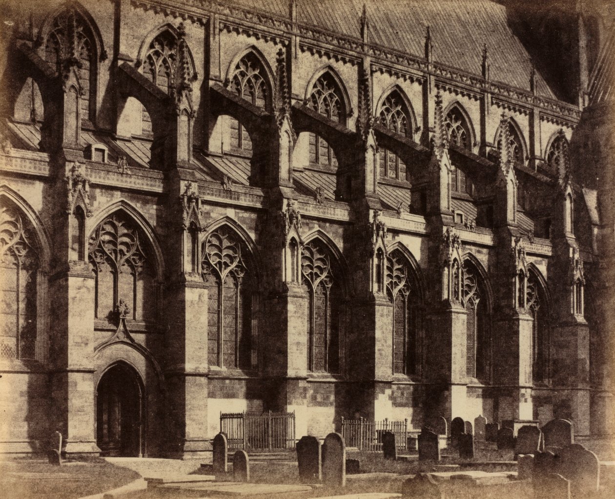 South Side Beverley Minster, 1860. tekijältä Col. Alfred Capel Cure