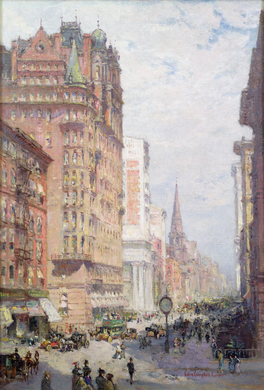 Fifth Avenue, New York City, 1906 tekijältä Colin Campbell Cooper