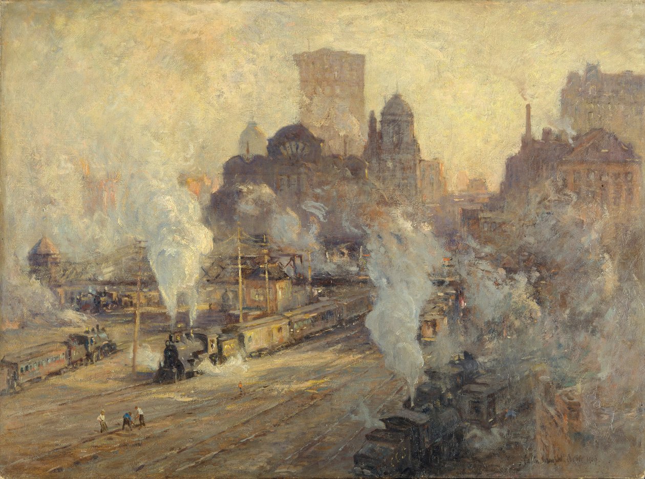 Grand Central Station, 1909 tekijältä Colin Campbell Cooper