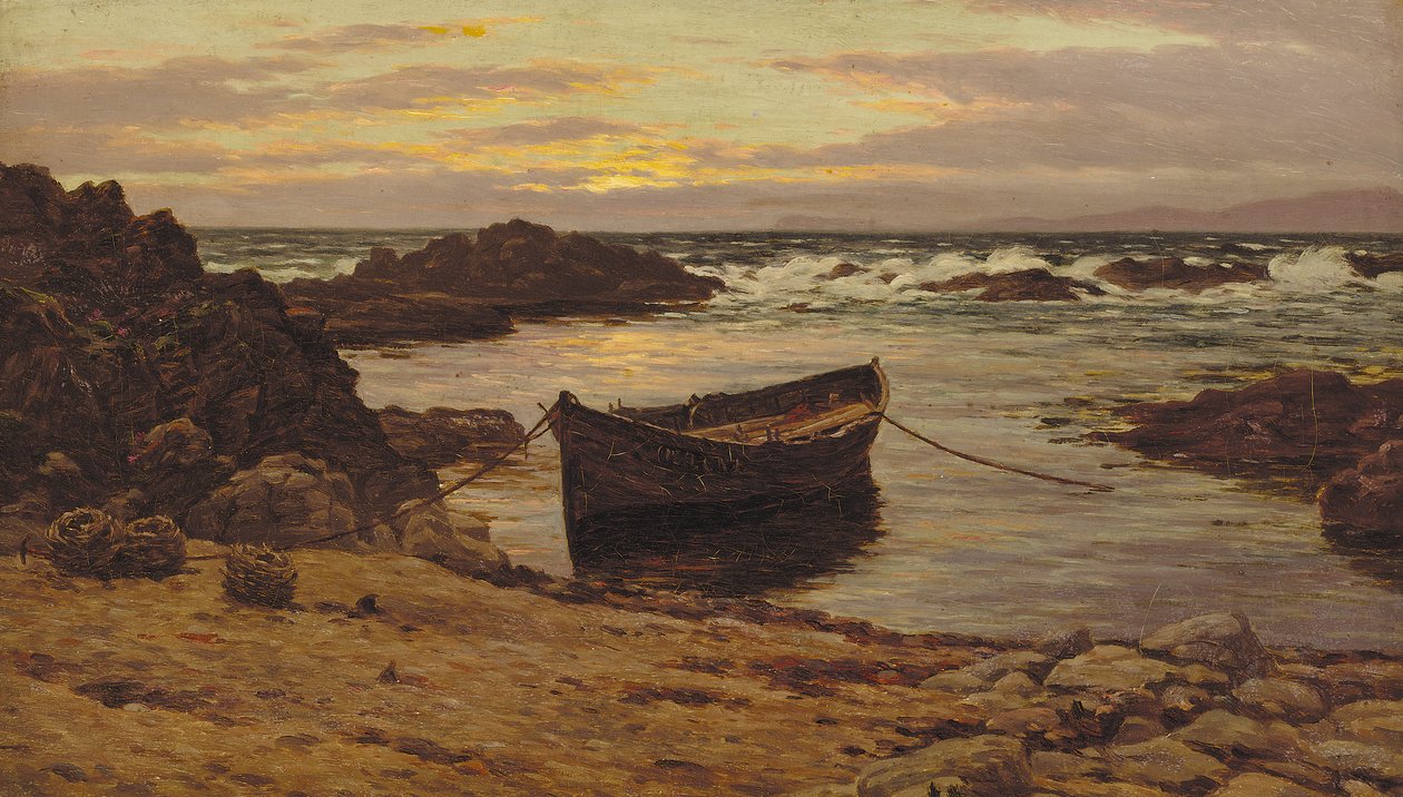 Auringonlasku rannikon yli tekijältä Colin Hunter