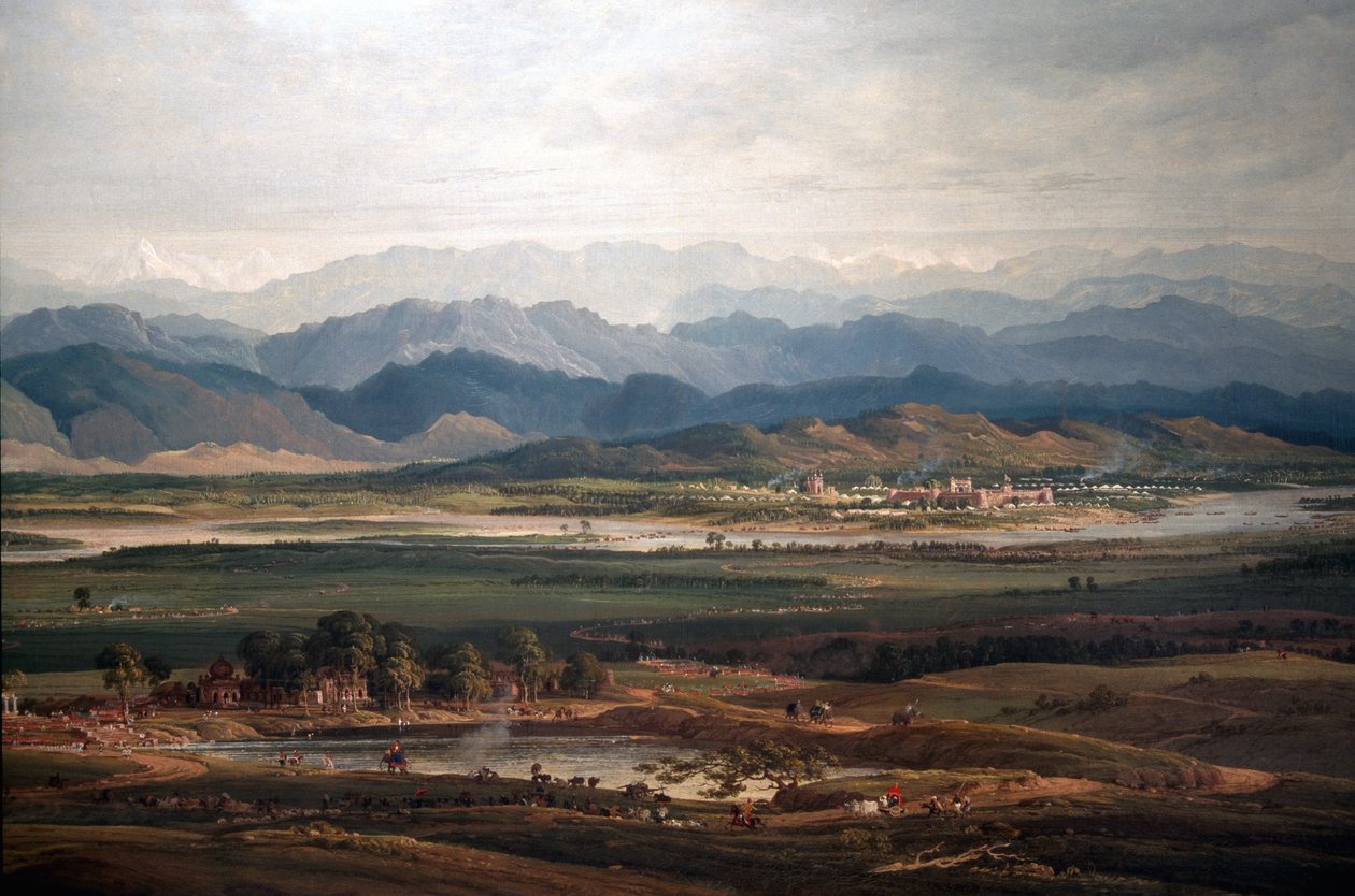Francis Marquess of Hastingsin marssi 1754-1826 1814-15 öljy kankaalle yksityiskohta kuvasta 237634 tekijältä Colonel Charles Joseph Doyle