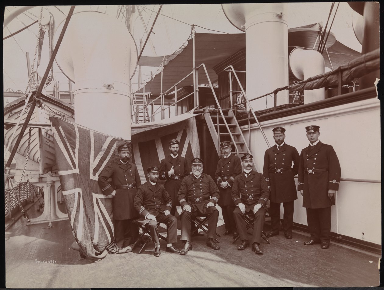 Cunard Line, S.S. "Umbria", n. 1897 (m/v valokuva) tekijältä Company Byron