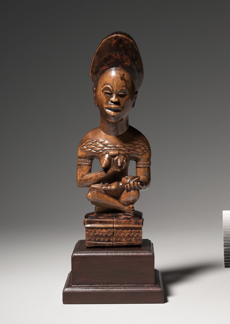 Äiti ja lapsi -hahmo, 1800-luvun puolivälistä loppupuolelle tekijältä Congolese School