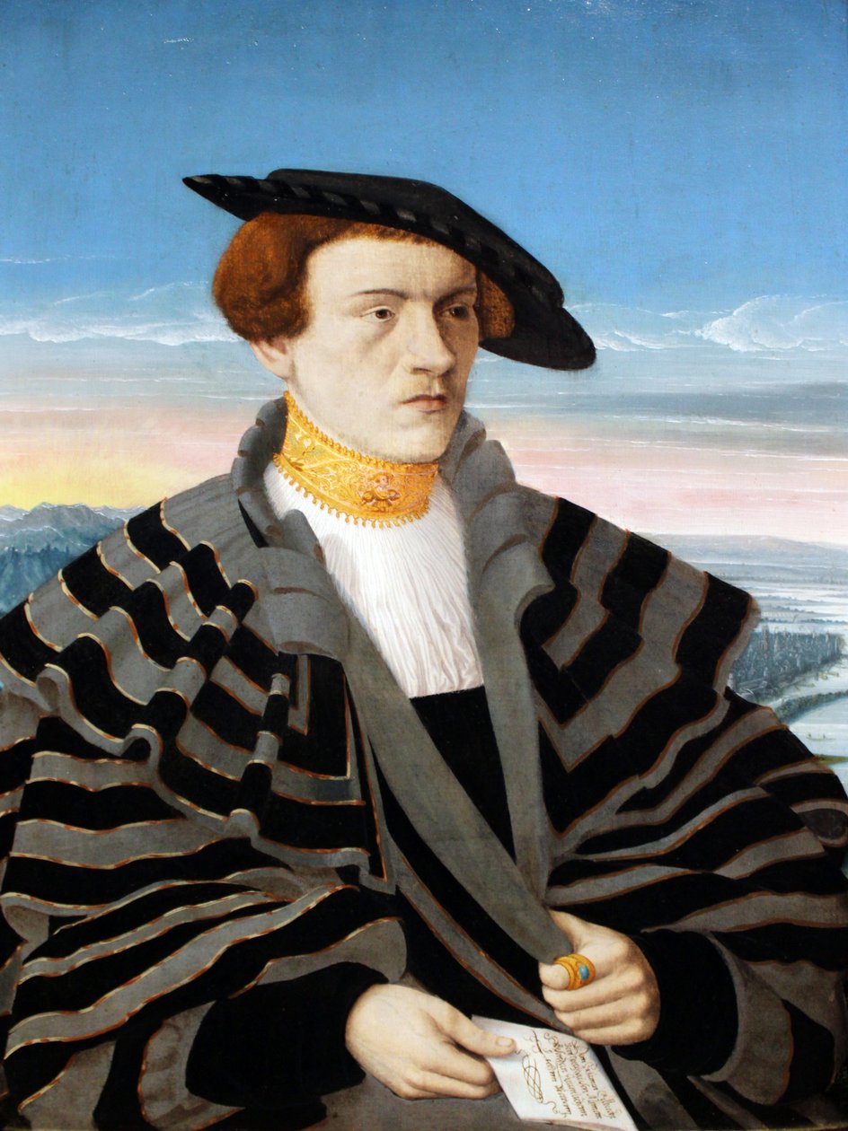 Muotokuva Gilbrecht von Holzhausenista (1514-1550) tekijältä Conrad Faber von Kreuznach