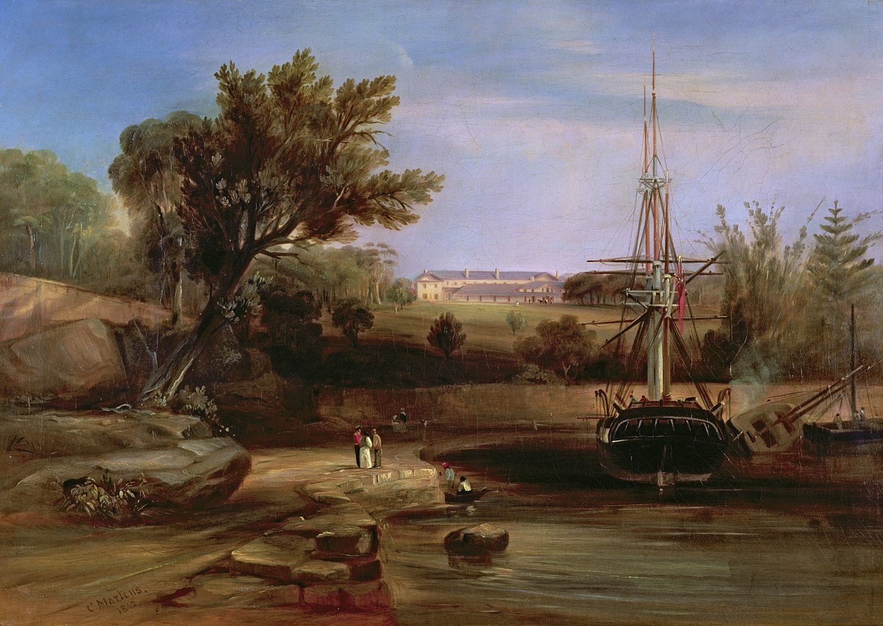 Sydney Cove, 1842 tekijältä Conrad Martens