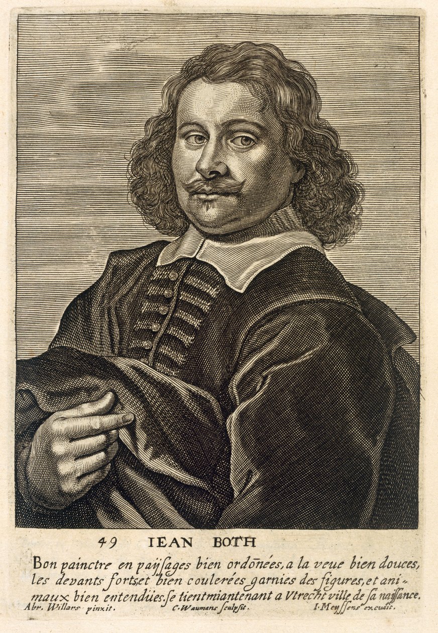 Muotokuva Jan Bothista, kaiverrus Johannes Meyssens (1612-70) tekijältä Conrad Waumans