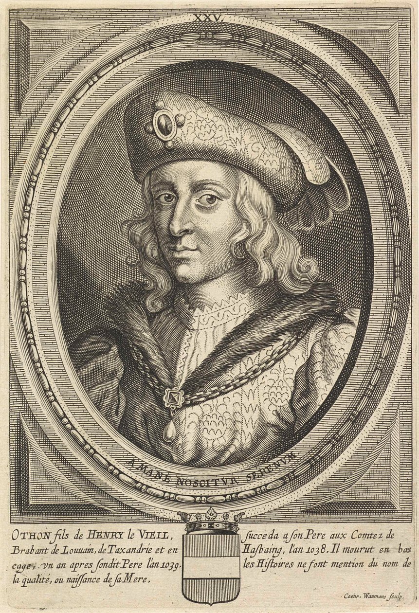 Brabantin ja Leuvenin herttua Otton muotokuva tekijältä Conrad (after) Waumans