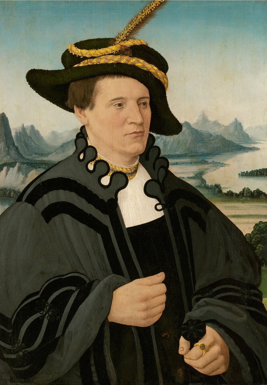Fridrich Rorbachin muotokuva, 1532. tekijältä Conrad Faber von Creuznach
